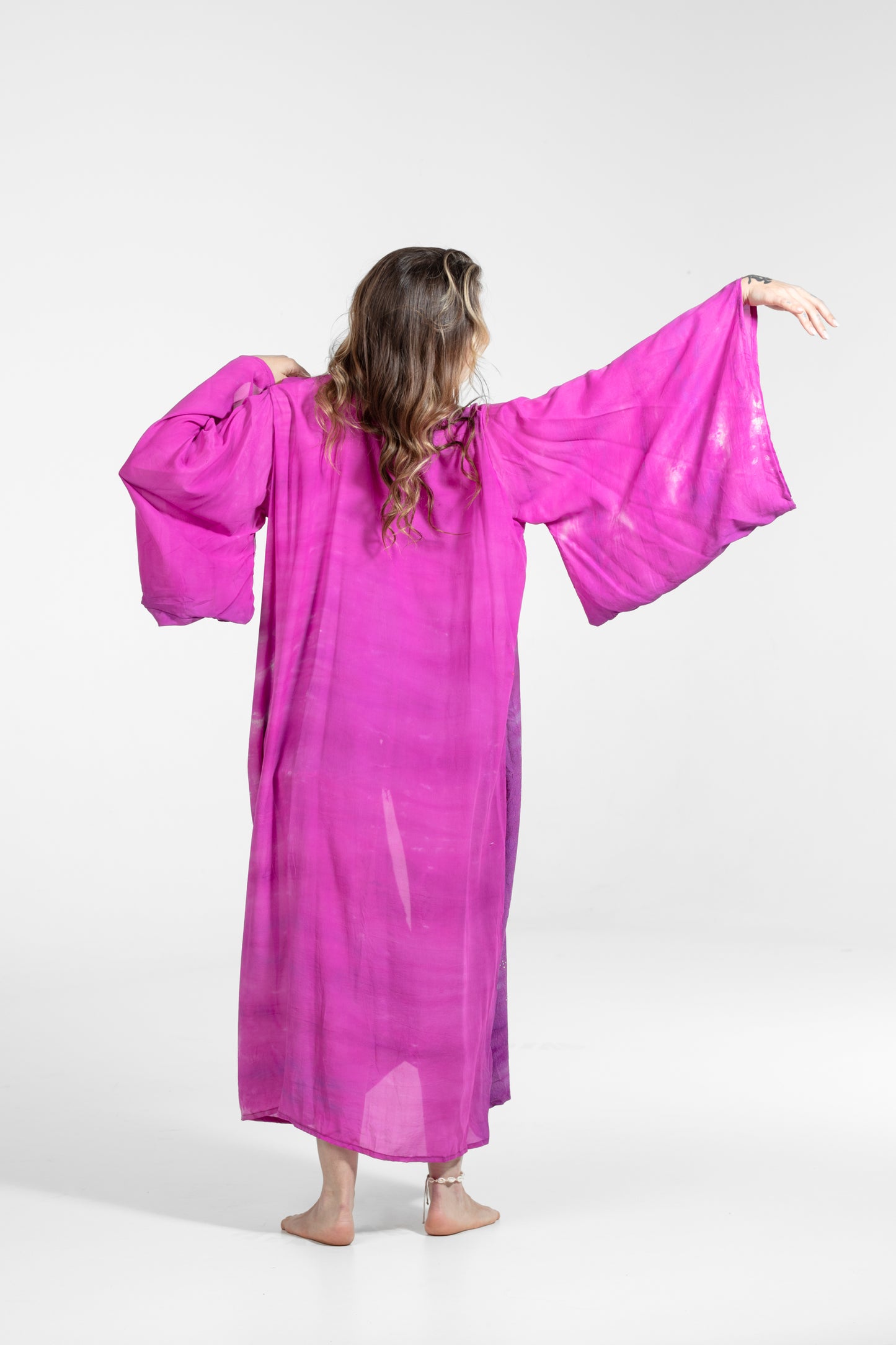 Devi Kimono Strasssteine ​​rosa-weiß