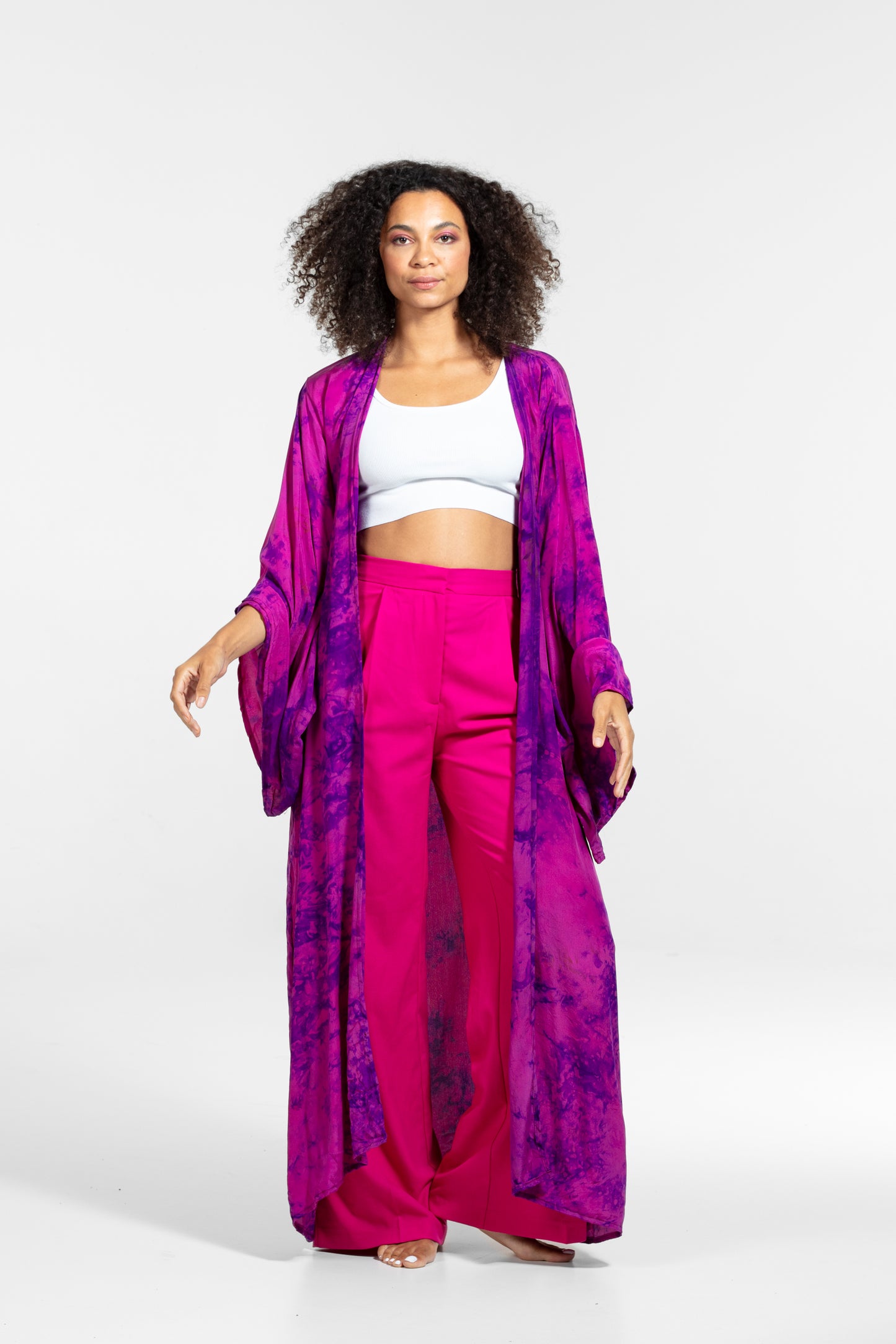Aura Kimono rosa-lila