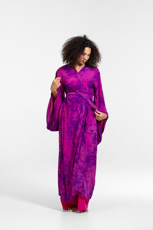 Aura Kimono pink-purple