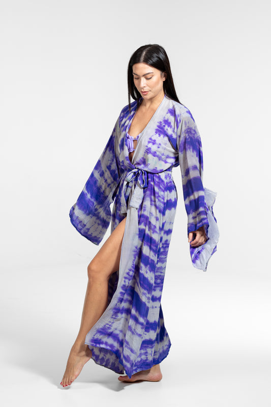 Freya Kimono light purple- purple