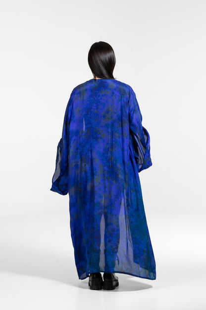 Aura Kimono dark blue-black shorter fit