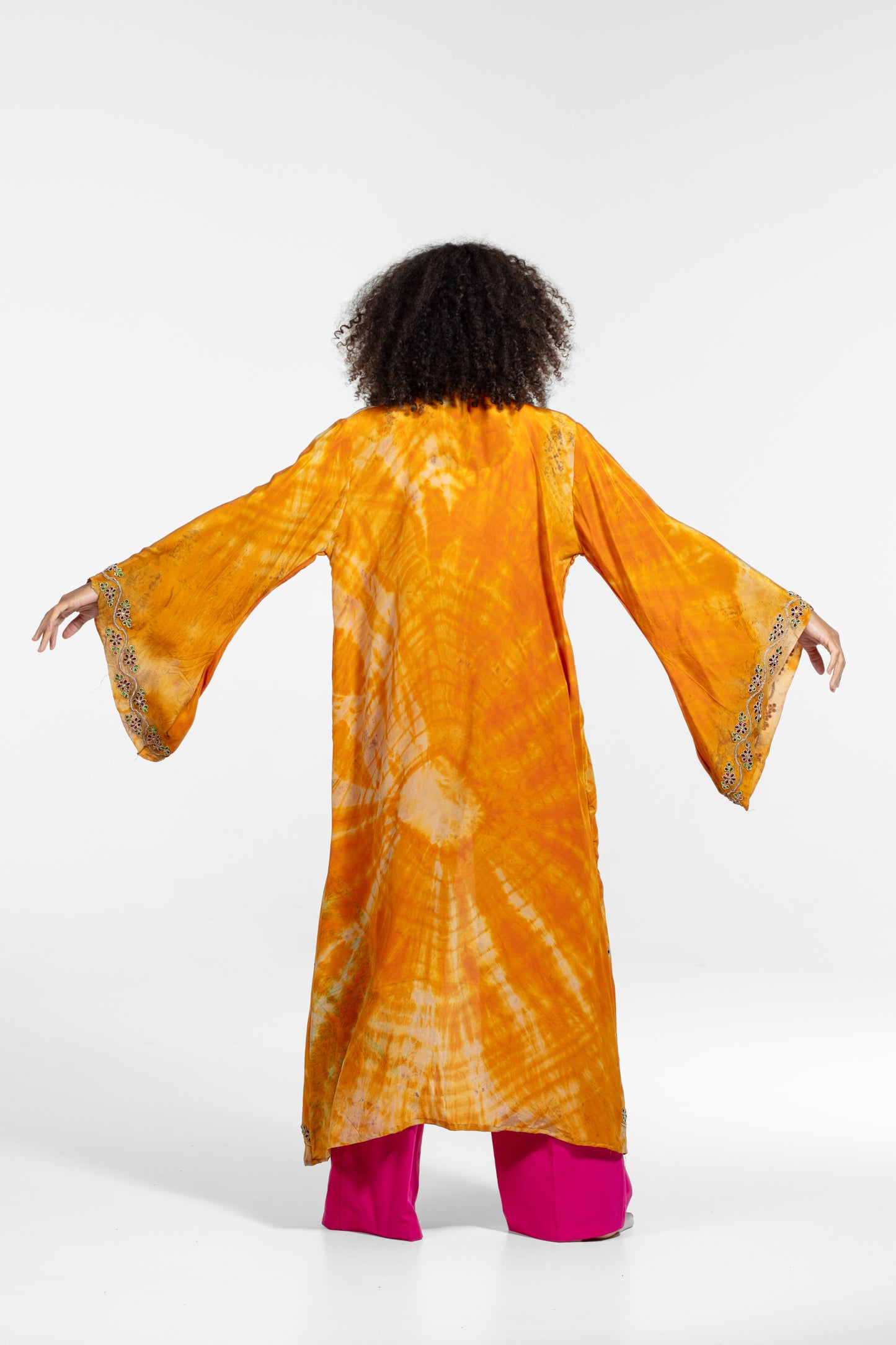 Sunna Kimono gelb-weiß